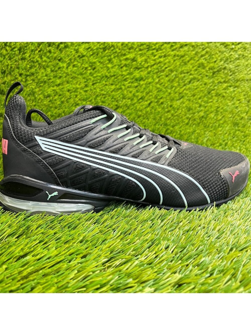 Puma Voltaic Evo Womens Size 9 Black Athletic Running Walking Shoes Sneakers